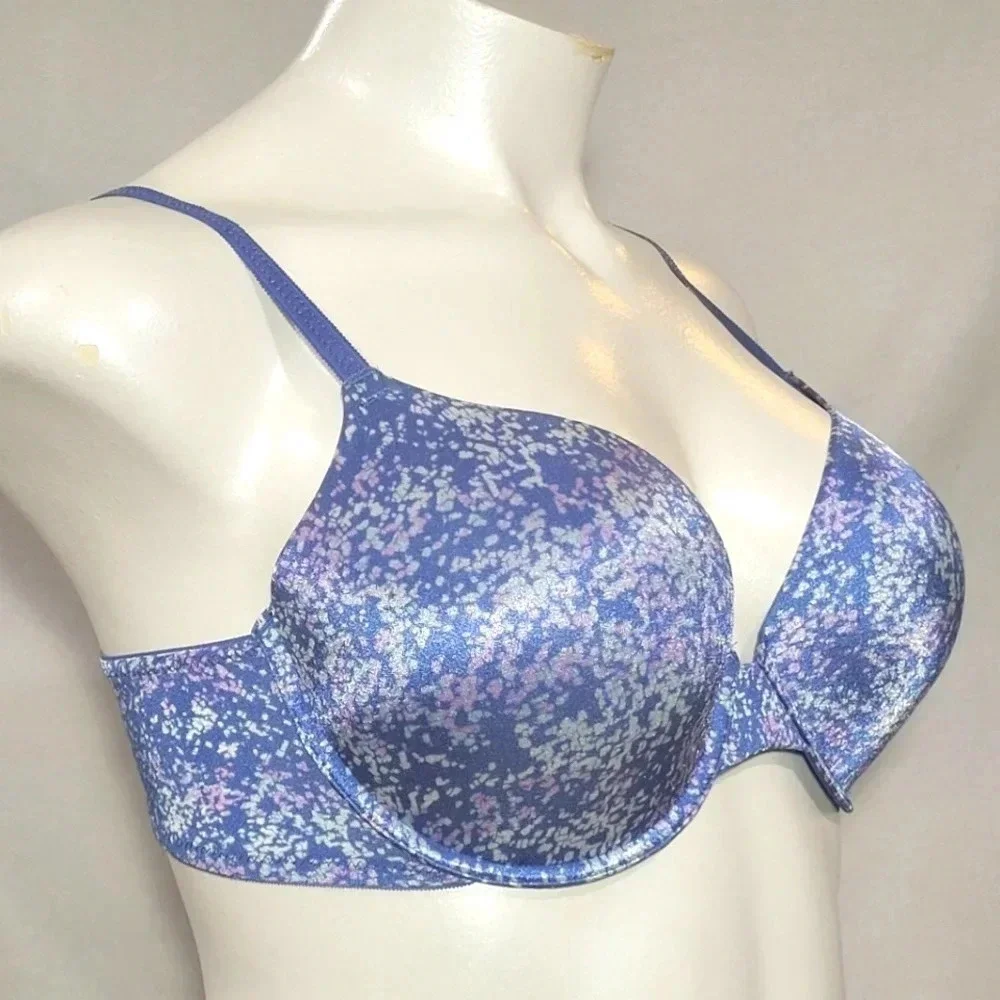 34A Maidenform 5101‎ Self Expressions i-Fit Push Up UW Bra Blue NWT